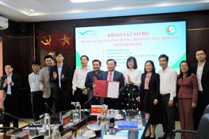Khảo sát sơ bộ đánh giá chất lượng chương trình đào tạo tại Trường Đại học Tài nguyên và Môi trường Hà Nội